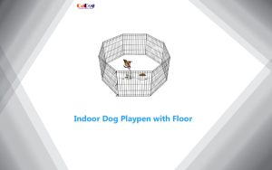 Indoor Dog Playpen with Floor
